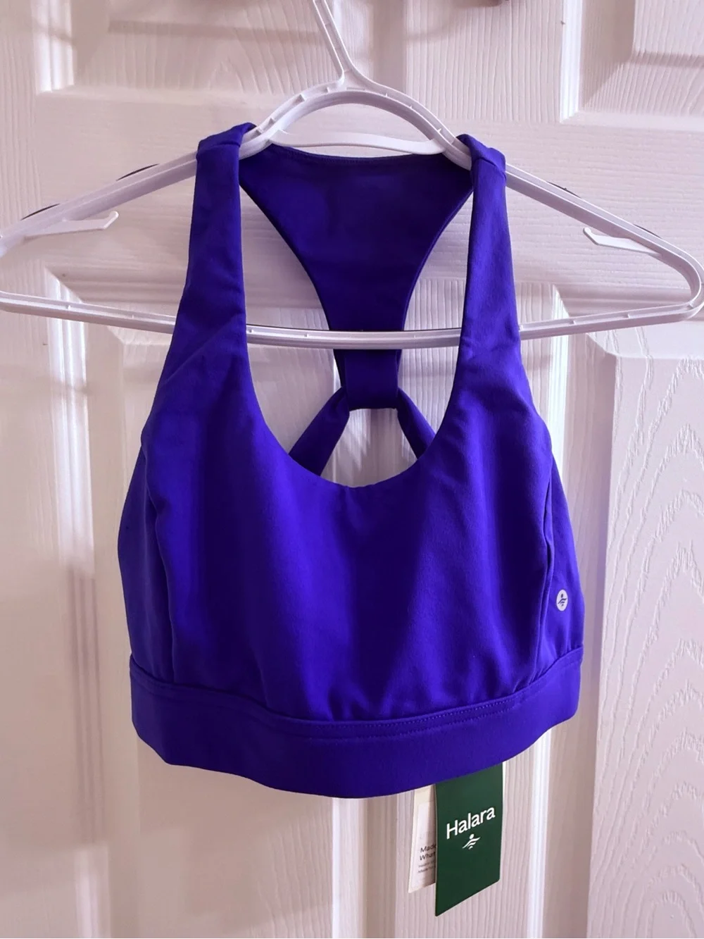 HALARA Violet Racerback Sports Bra